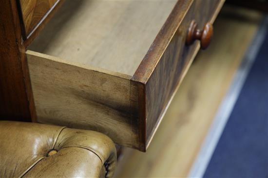 A 19th century mahogany secretaire bookcase, H.7ft 2.5in.